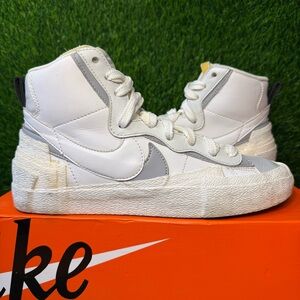 Sacai x Nike Blazer Mid White Grey